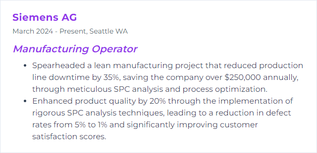 How to Display SPC Analysis Skills on Your Resume