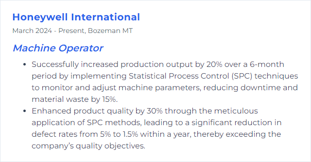 How to Display SPC Techniques Skills on Your Resume