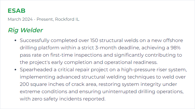 How to Display Structural Welding Skills on Your Resume