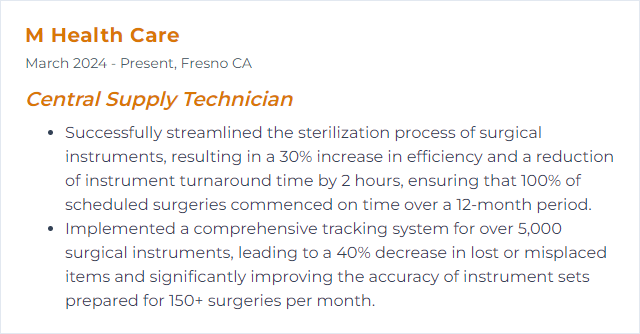 How to Display Surgical Instrumentation Skills on Your Resume