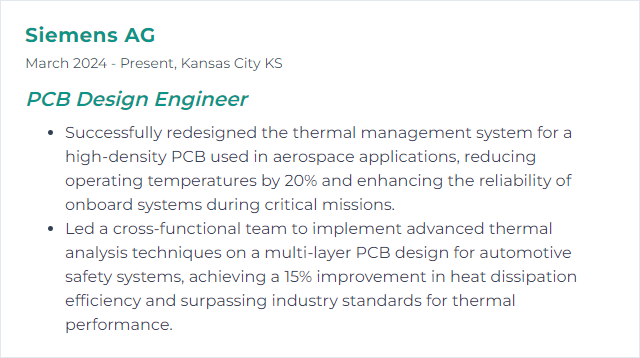 How to Display Thermal Analysis Skills on Your Resume