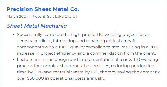 How to Display TIG Welding Skills on Your Resume