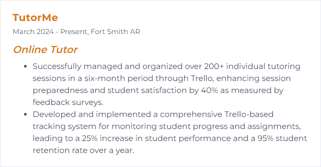 How to Display Trello organization Skills on Your Resume