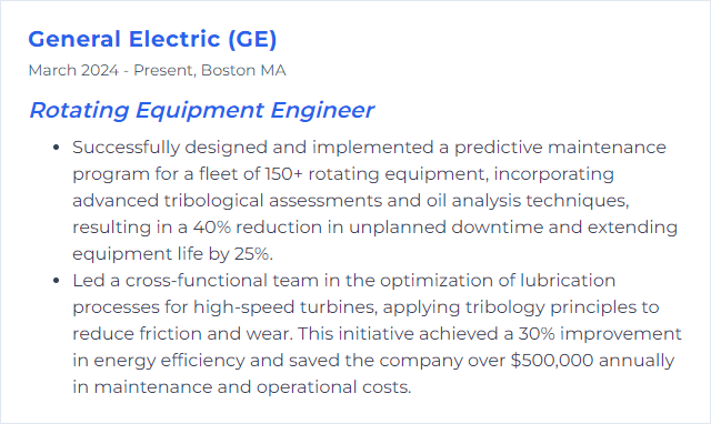 How to Display Tribology Skills on Your Resume