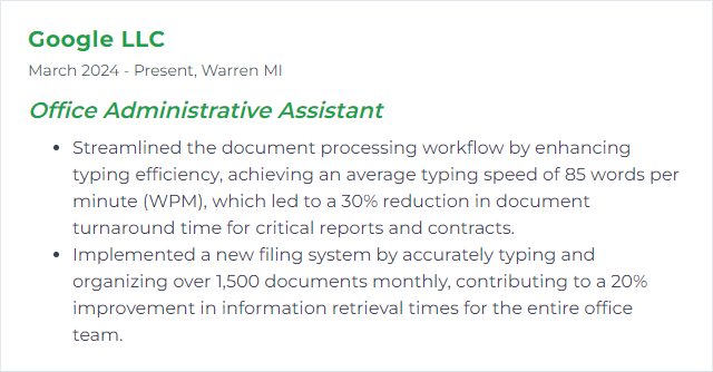 How to Display Typing Speed Skills on Your Resume