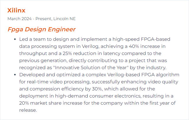 How to Display Verilog Skills on Your Resume