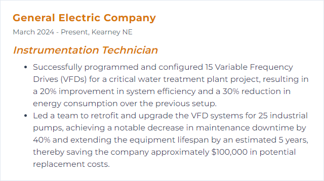 How to Display VFD Setup Skills on Your Resume