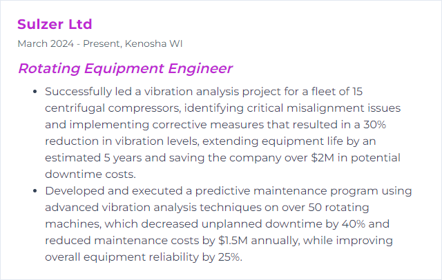 How to Display Vibration Analysis Skills on Your Resume