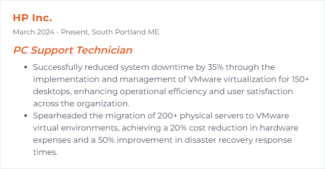 How to Display VMware Skills on Your Resume