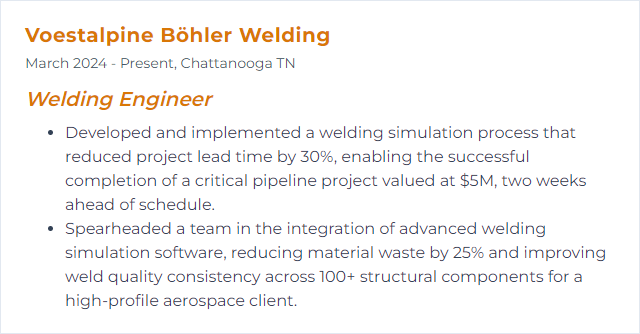 How to Display Welding Simulation Skills on Your Resume