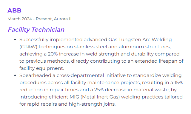 How to Display Welding Techniques Skills on Your Resume